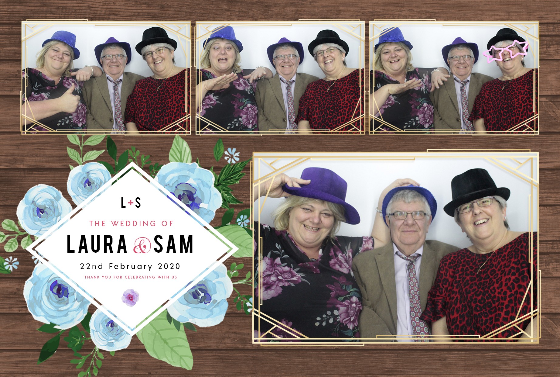 Laura and Sam's Wedding | View more photos from the event at gallery.myphotoboothexperience.co.uk/u/MyPhotoBoothExperienceLtd/Laura-and-Sams-Wedding